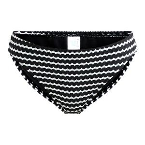 Time and Tru Women’s Black and White Crochet Mid-Rise Bikini Bottom Size 3X